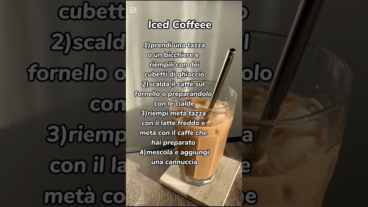 Ricette che vi consiglio(bevande edition)🥛🍹🍸 #bevande #ricette #consigli