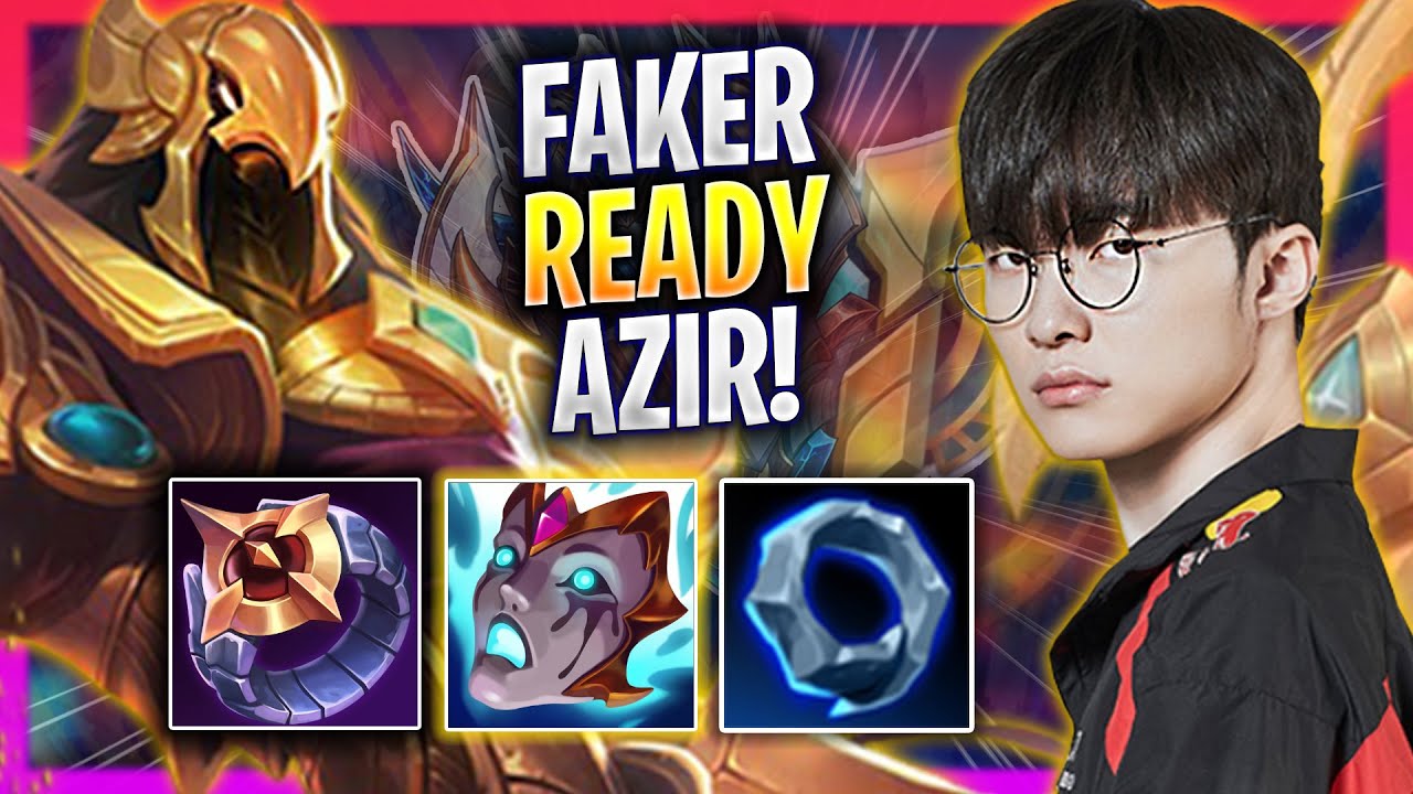 FAKER IS READY TO PLAY AZIR! - T1 Faker Plays Azir MID vs Akshan! | Season 2024