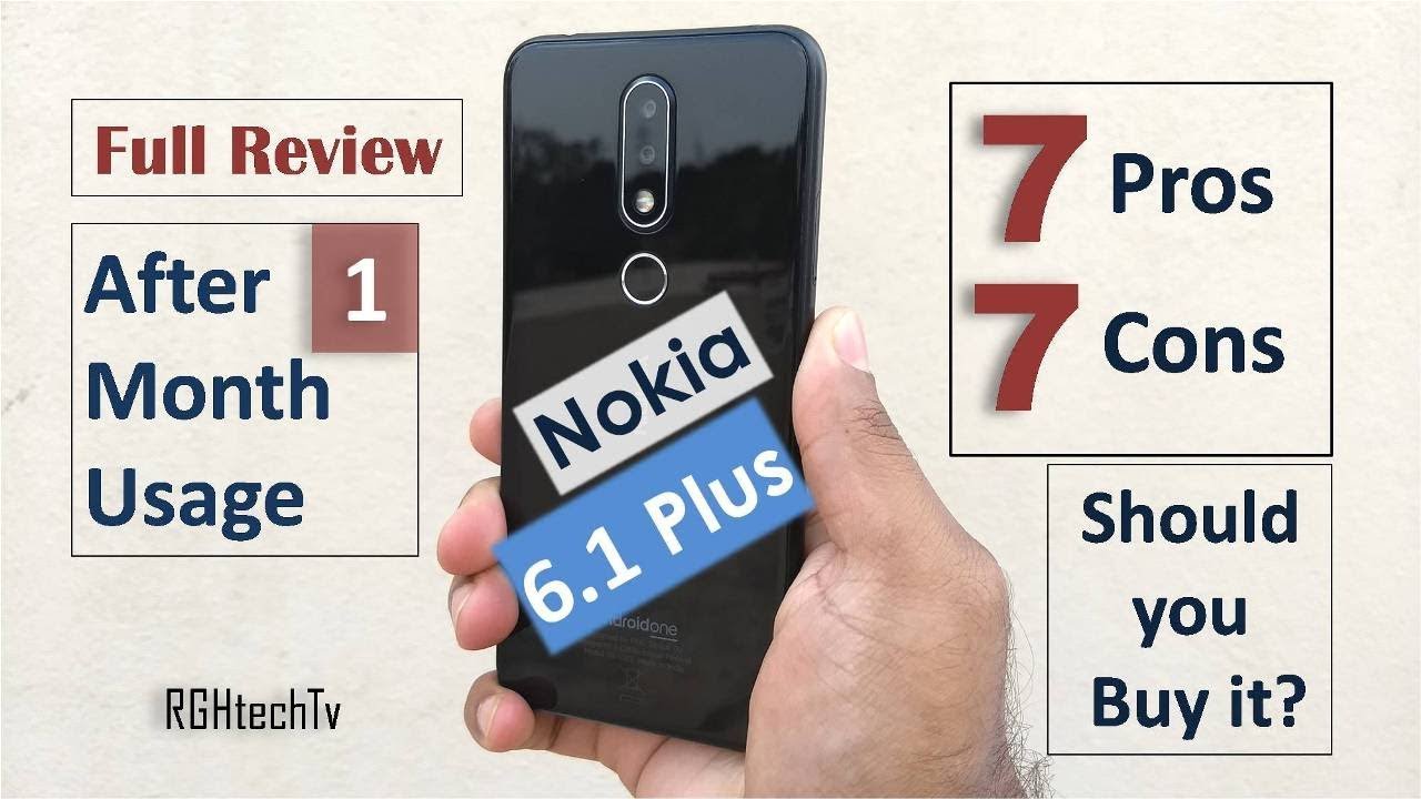 Nokia 6.1 Plus Full Review after 1 Month Usage | Gaming, Camera, Battery, Pros and Cons