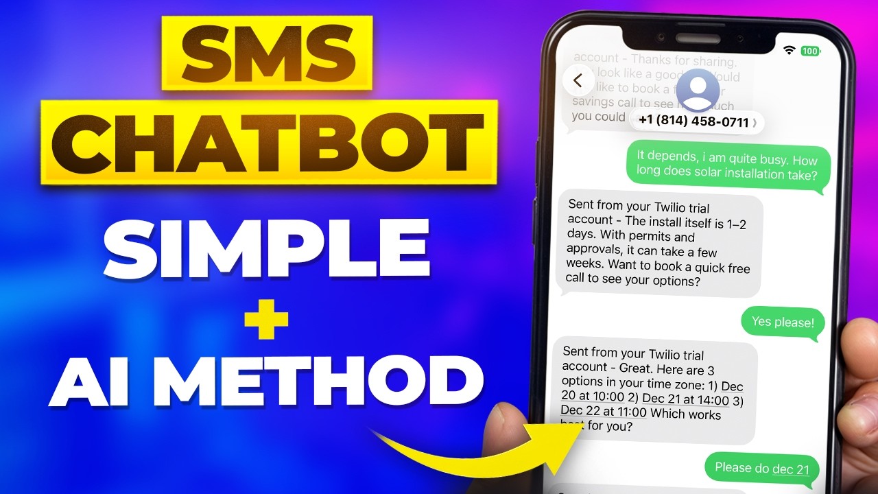 Как создать SMS-чат-бота в 2026 году (простая настройка с использованием ИИ)