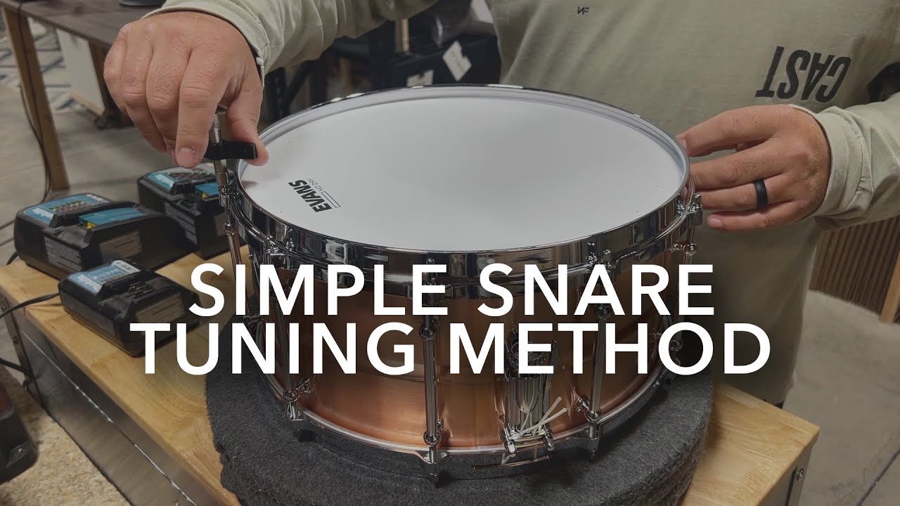 Simple Snare Drum Tuning Method
