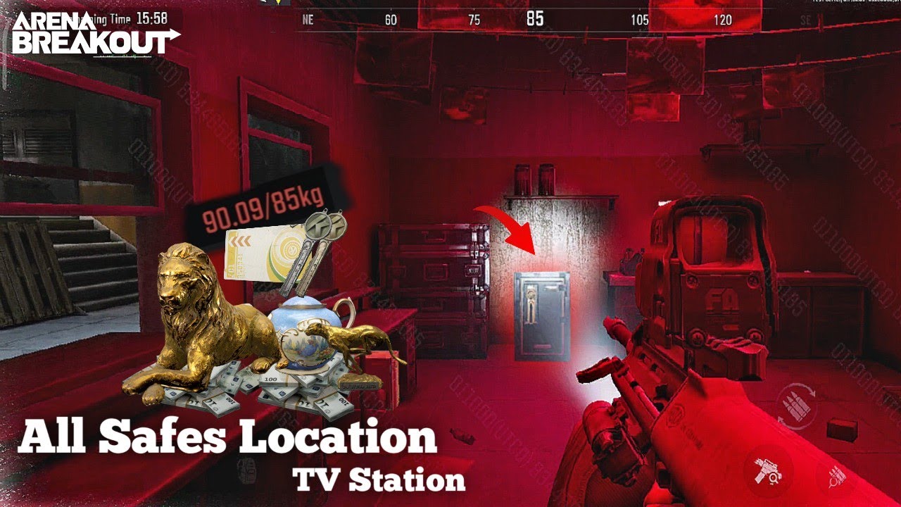 INFO LOKASI SEMUA BRANGKAS KUNCI DI STASIUN TV LENGKAP!! - Arena Breakout Indonesia