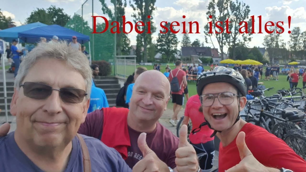 Team 57 beim Firmathlon beim SV Tennenlohe am 28.6.2023 für Stadt Erlangen