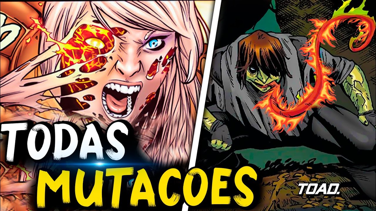 24 MUTA&Ccedil;&Otilde;ES SECUND&Aacute;RIAS MAIS PODEROSAS DOS MUTANTES
