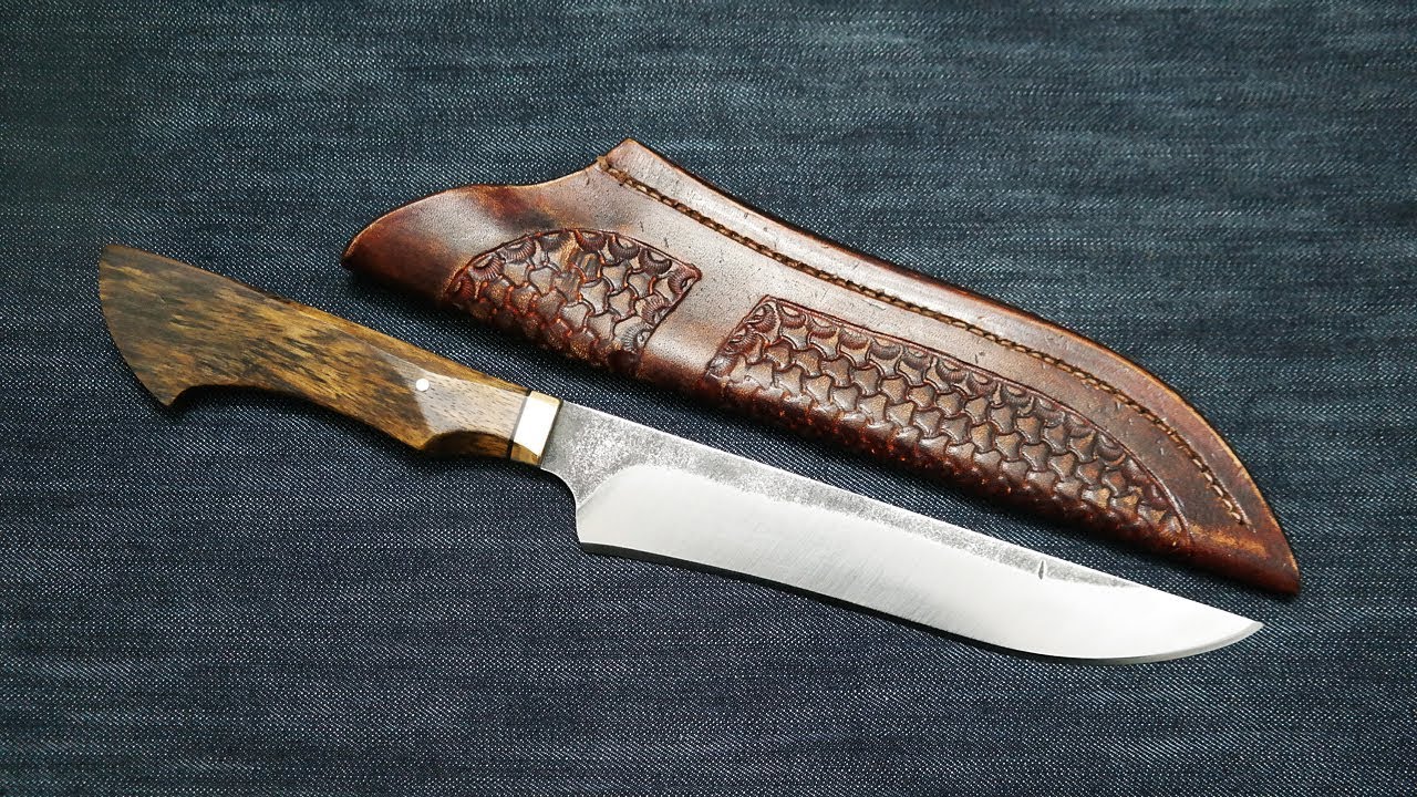 [가죽공예] 가죽 칼집만들기 / Making a Leather Knife Sheath