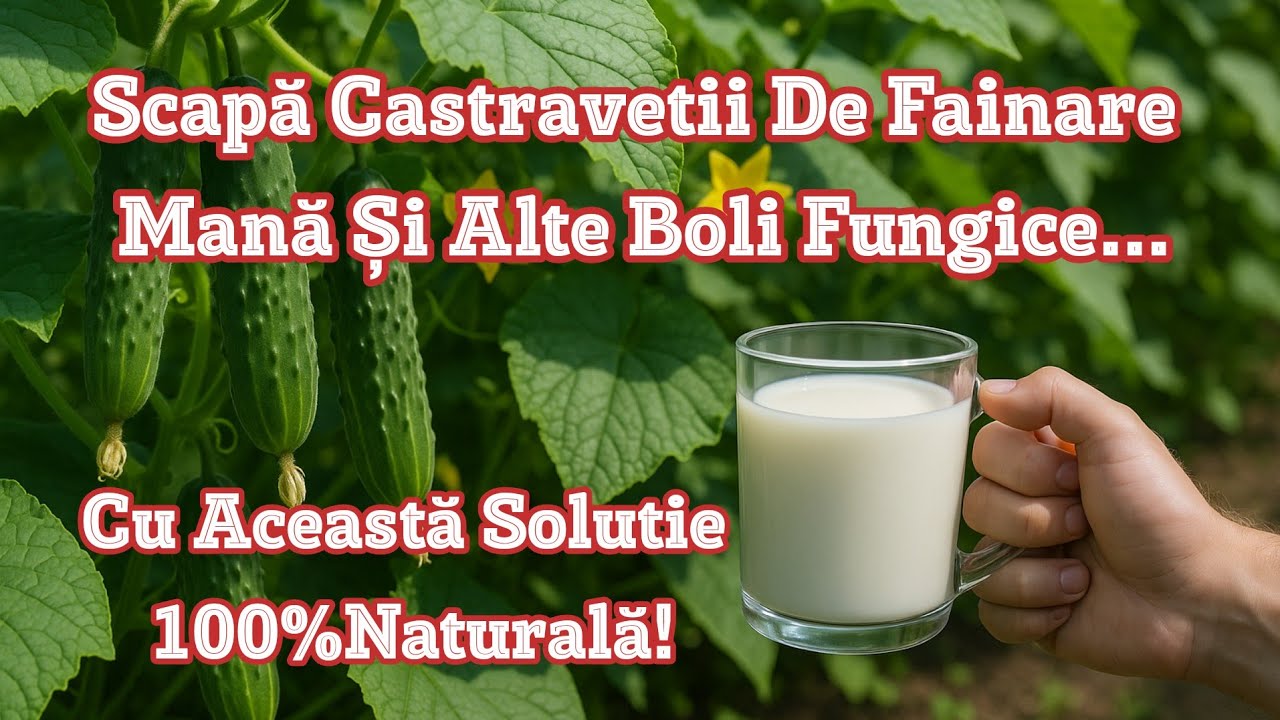 Опрыскайте огурцы этим натуральным раствором и избавьтесь от мучнистой росы и других грибковых забол