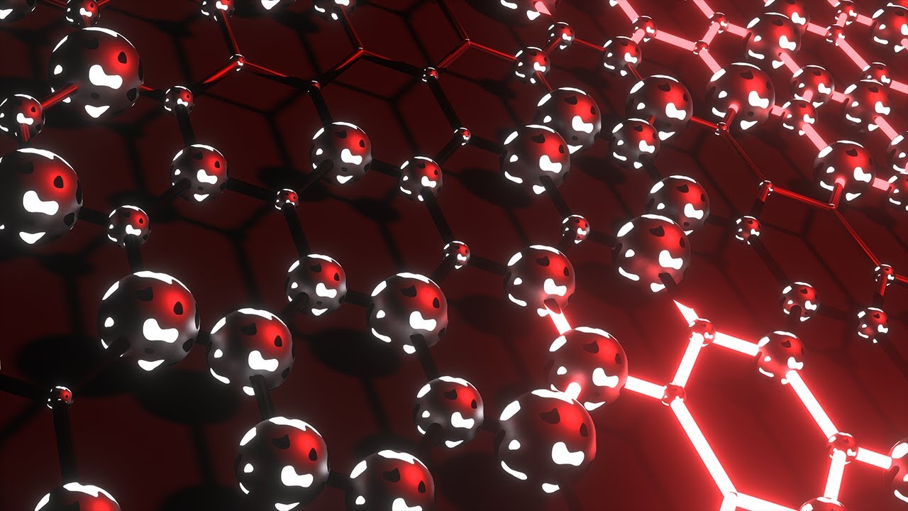Grid Network Glowing Red Metallic Live Wallpaper Screensaver Video Background - 4K 5 hours VJ LOOP