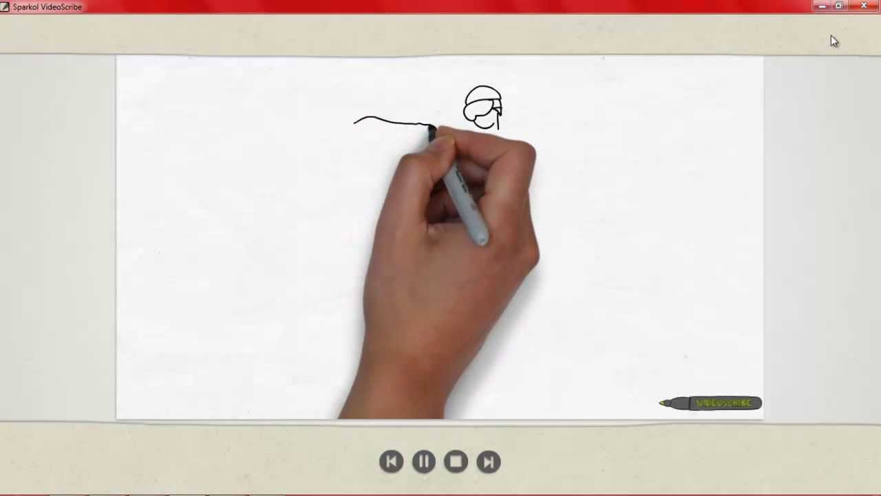 Создание рисованного виде. Работа с программой VideoScribe. Урок #2