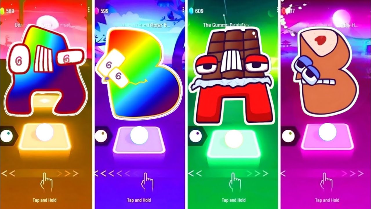 Rainbow Alphabet Lore New Pattern - A 🆚 B 🆚 Alphabet Lore Candy - A 🆚 B. 🎶 Who Is Best?🎵 Tell We? 😍