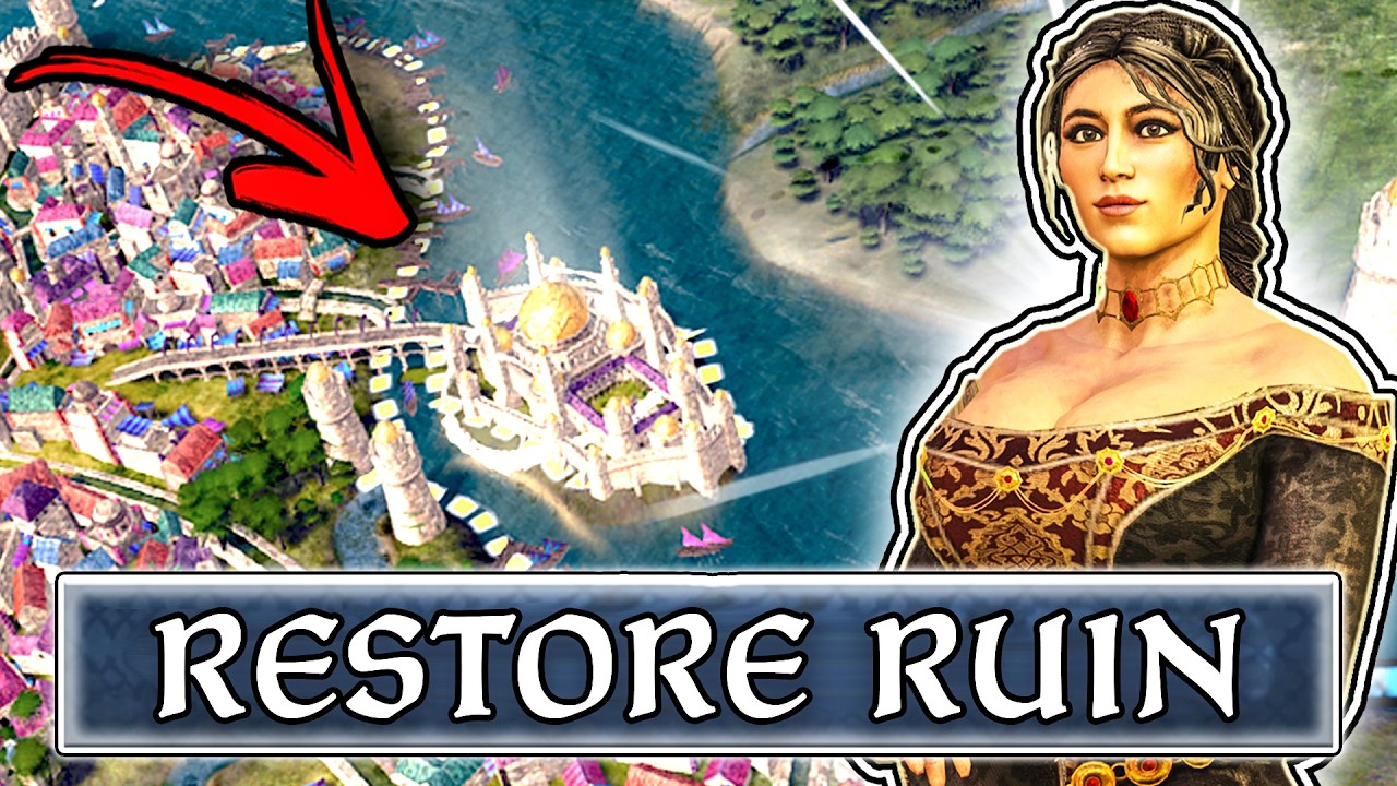 I RESTORED A RUINED CITY IN CRUSADER KINGS 3 Game of Thrones!