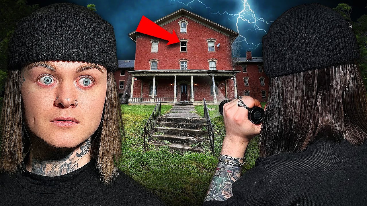 TERRIFYING 24 HOURS WITH the BLACK EYED DEMON | Fairfield County Infirmary