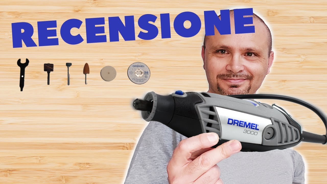 Dremel 3000 + 25 accessori - Recensione e spiegazione delle punte in dotazione