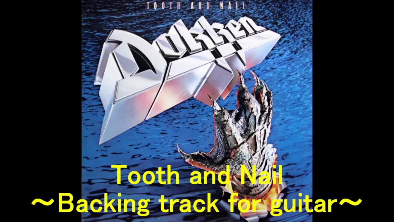 Tooth and Nail Backng track for guitar