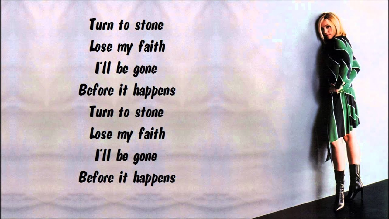 Madonna - Gone Karaoke / Instrumental with lyrics on screen