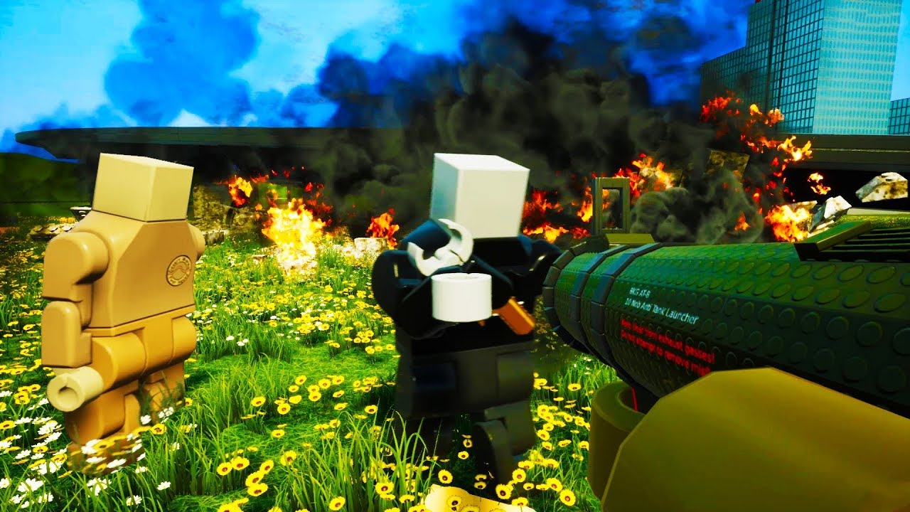 Lego Tank Battle Free for All does NOT End Well.. (Brick Rigs Multiplayer Gameplay)