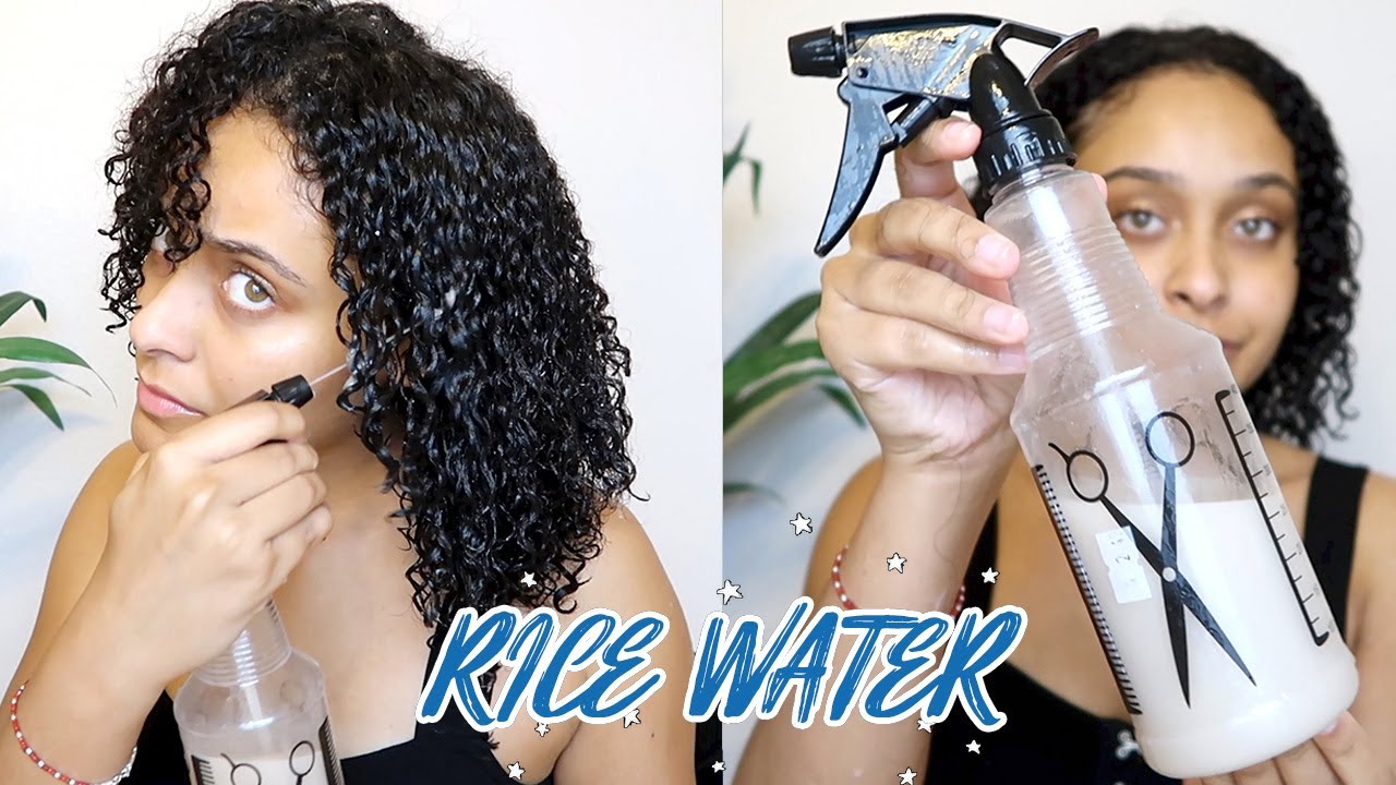HELLA HAIR GROWTH ! DIY RICE WATER LEAVE IN SPRAY CONDITIONER