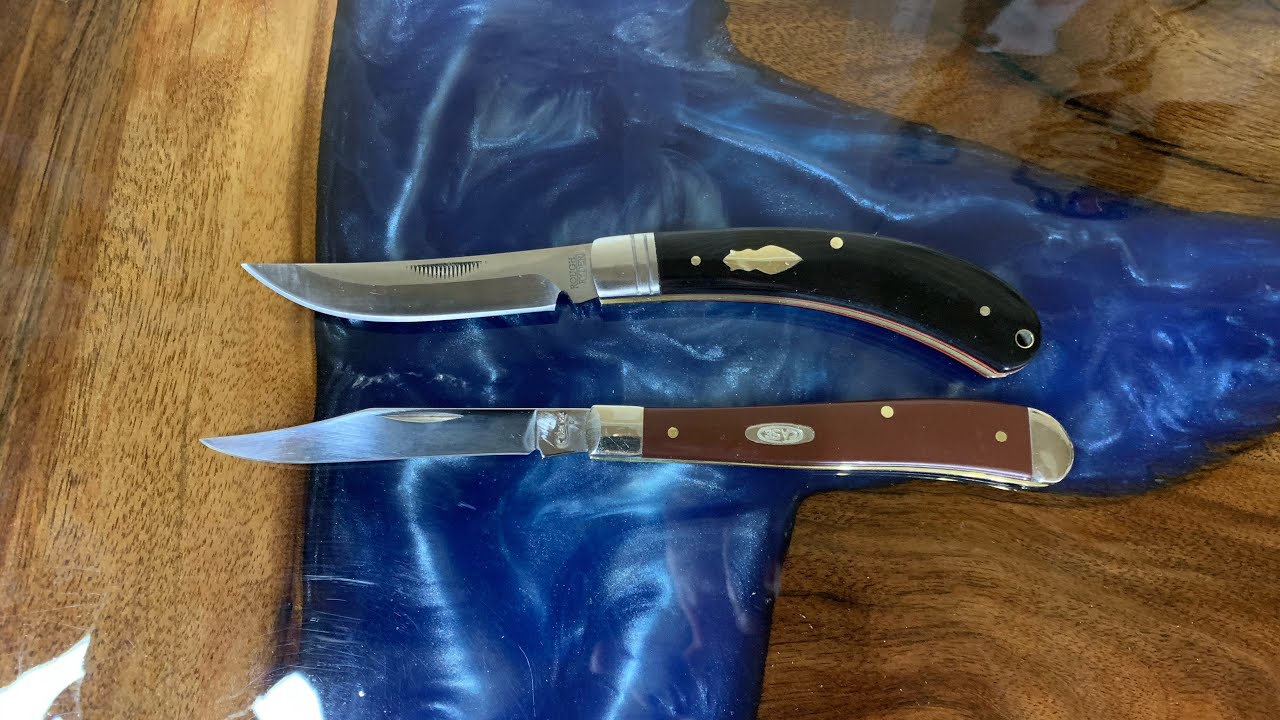Case Slimline Trapper and Rough Ryder Upswept Trapper