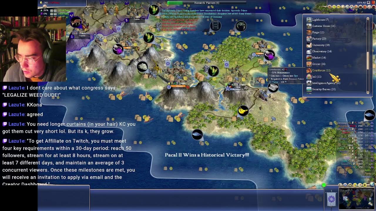 A Very Ahistorical Historical Victory in Civ IV