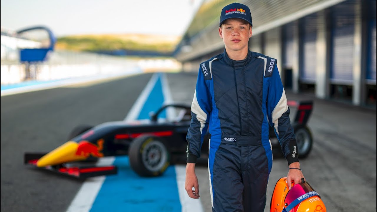 Rocco Coronel in actie voor Red Bull