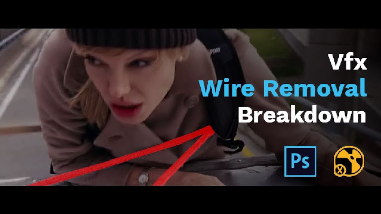 Vfx Wire Removal Breakdown | Sequence Paint | Photoshop and Nuke