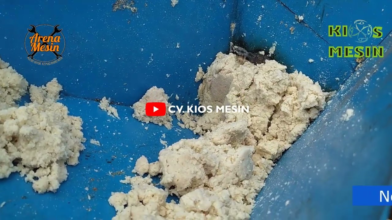 UJI COBA MESIN PENGERING AMPAS TAHU PREESS   MESIN PENGGERING ONGGOK