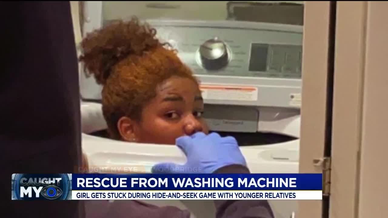 Hide-and-seek game goes wrong after teen gets stuck in washing machine