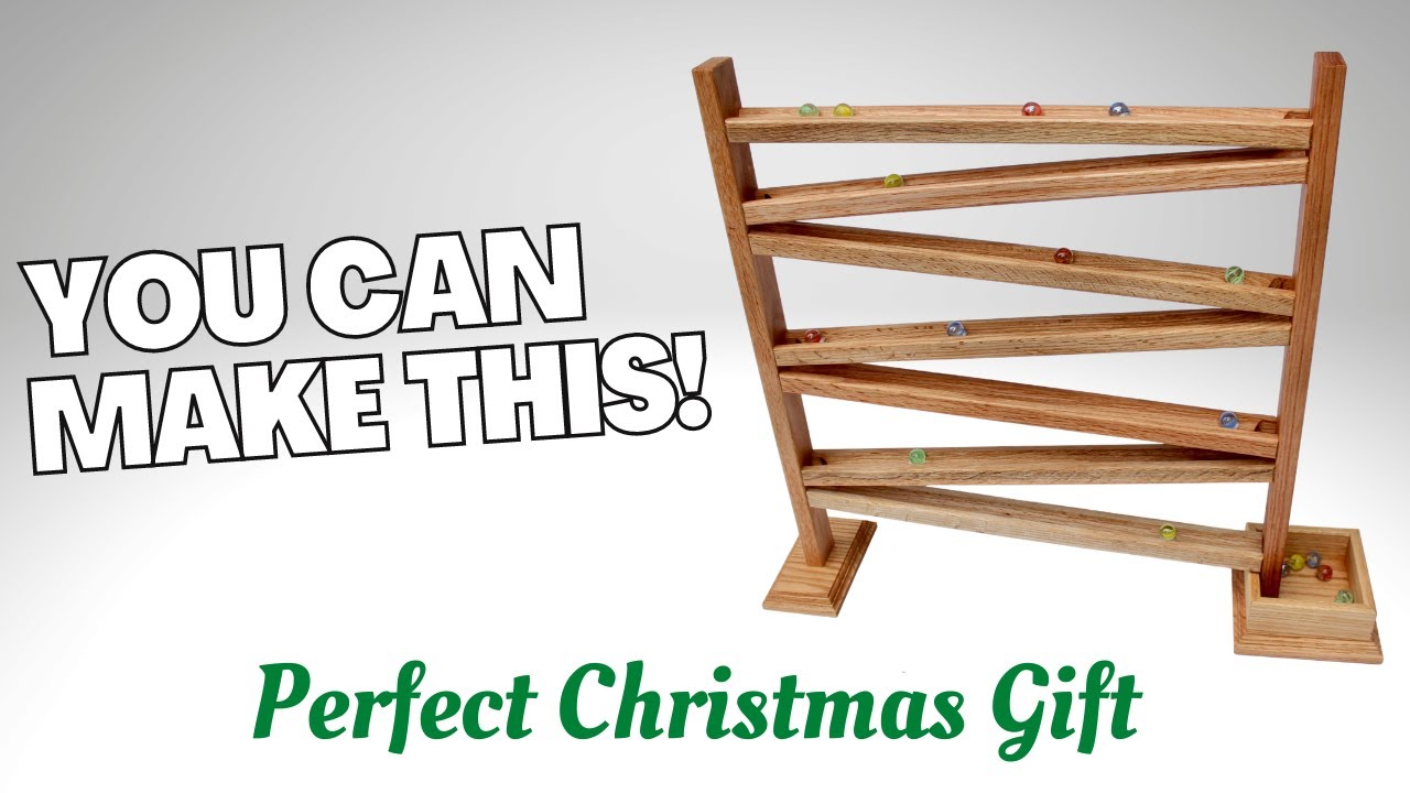 Wooden marble run build - DIY woodworking