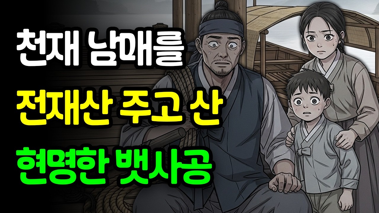 천재 남매를 전재산 털어서 사온 현명한 노총각 뱃사공