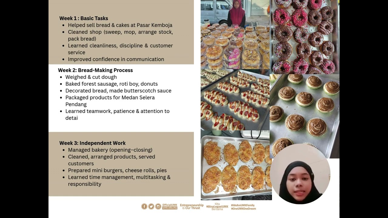 STUDENT IN ENTERPRISE PROGRAM AT SAHARA BAKERY - FFT4082 