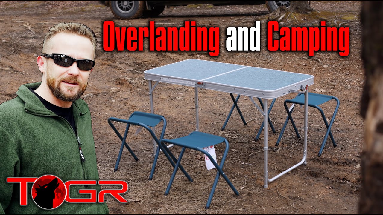 Truck Camping, Overland and Camping Table - Decathlon Folding Table - Real Review