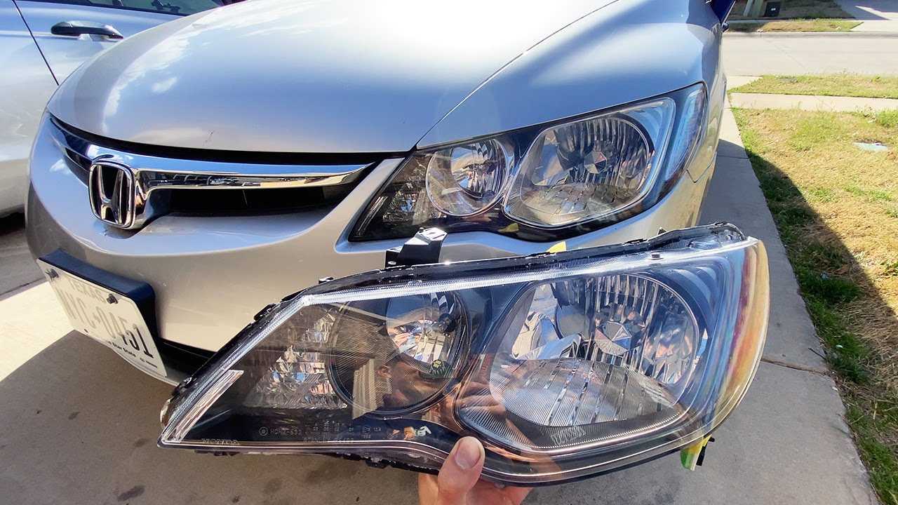 Сравнение фар FD1 и FD2 на Civic 8-го поколения