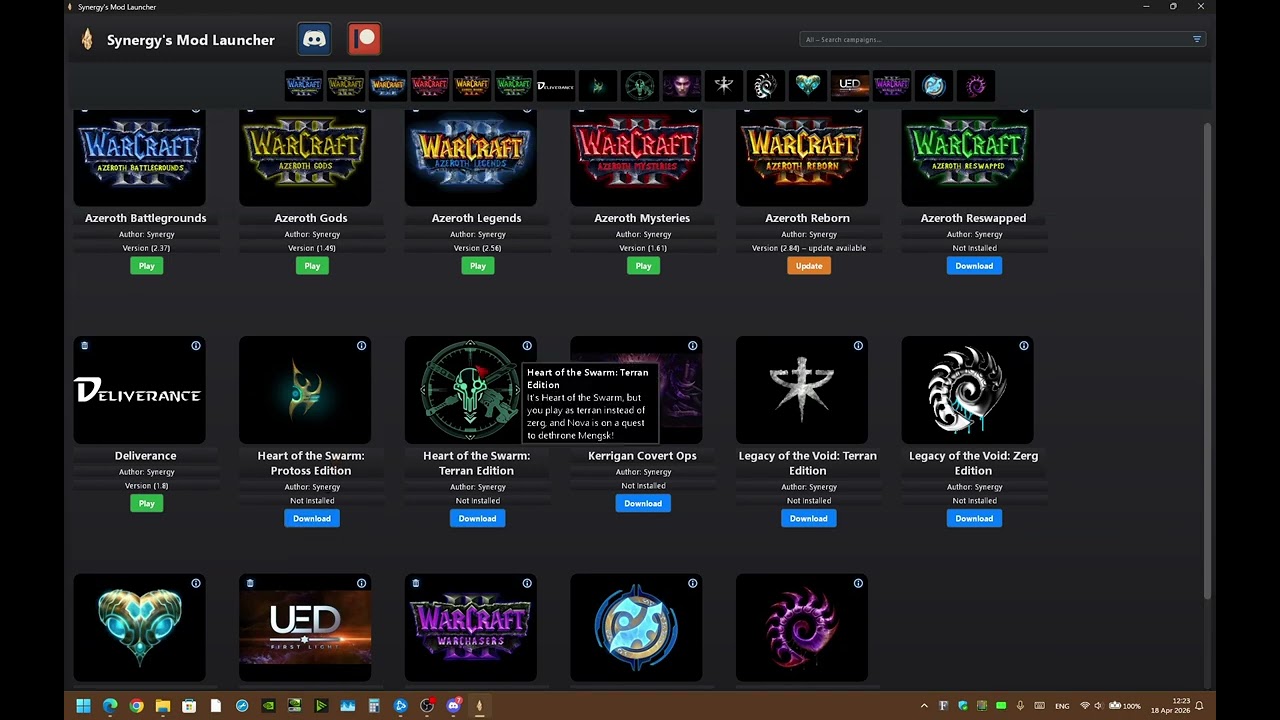 Starcraft 2 - How to use Synergy's Starcraft 2 Custom Campaign Launcher