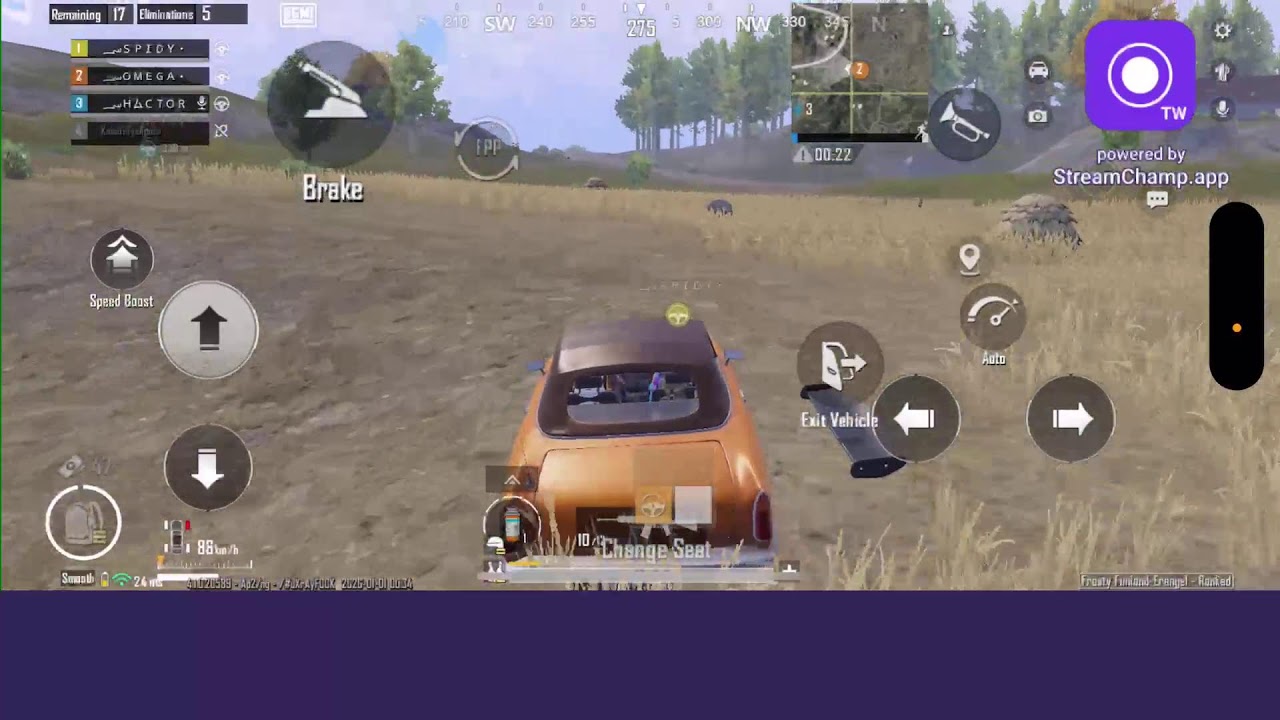 Broadcast powered by StreamChamp