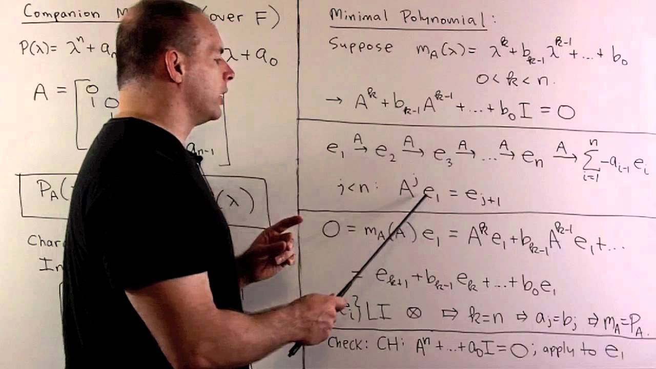 Example of Rational Canonical Form 1: Single Block