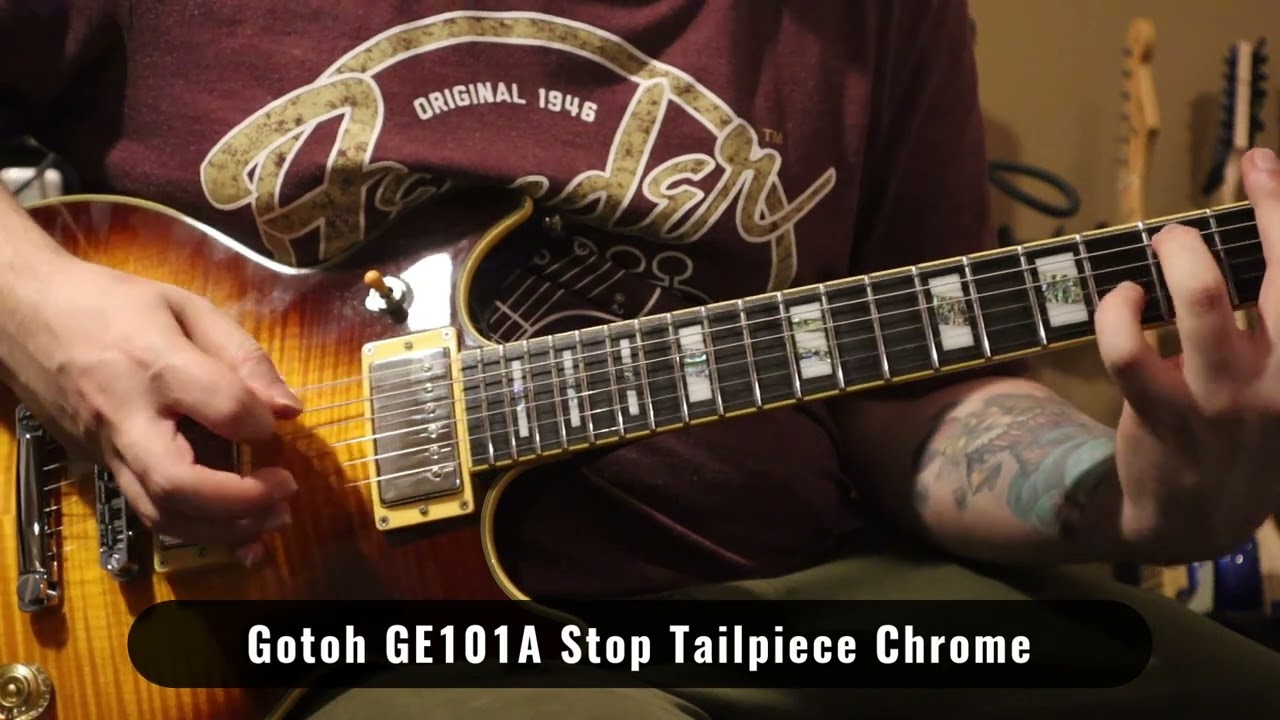 Gotoh GE101A vs Ibanez Quick Change Stop Tailpiece Comparison