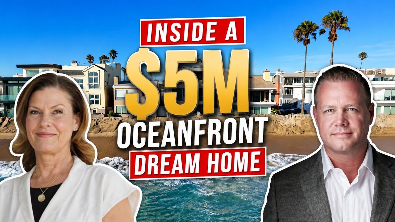 $5M Oceanfront Unicorn on the Sand | 5,000 Sq Ft Peninsula Home