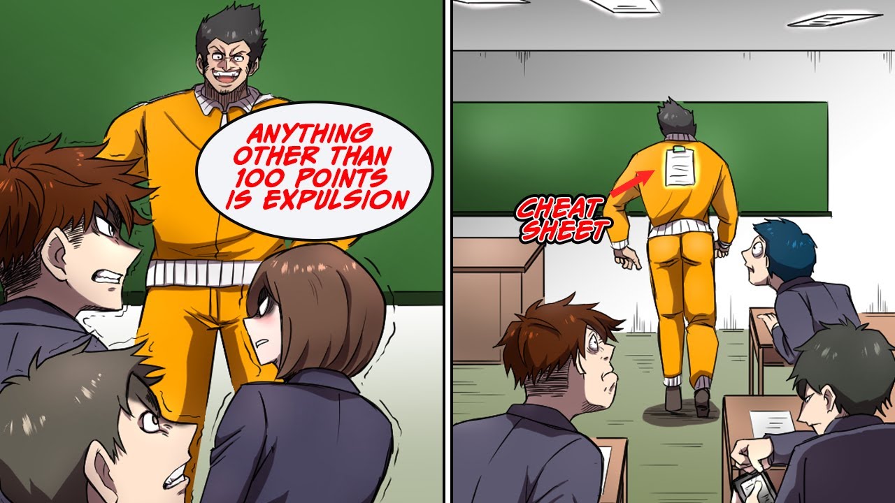 He said he will expel anyone who didn't score 100 points [Manga Dub]