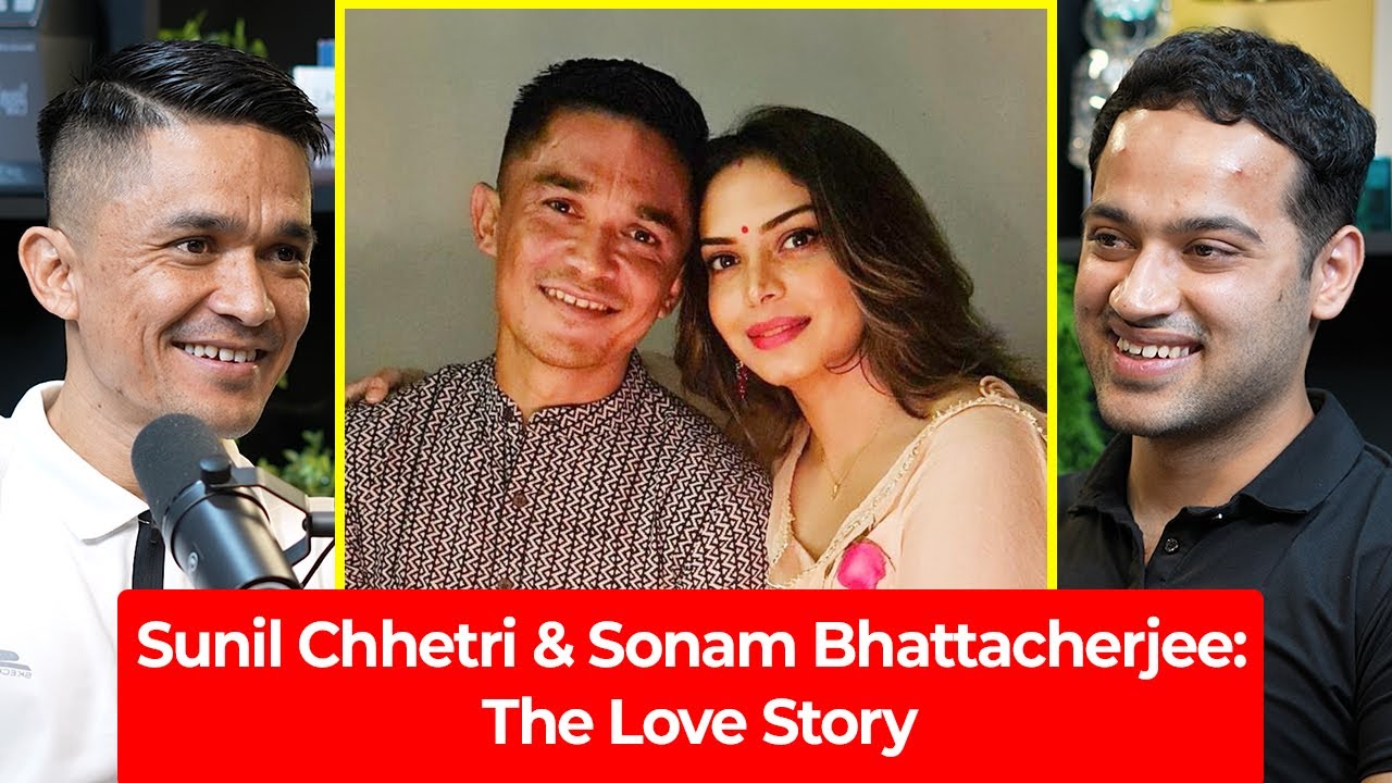 The Love Story Of Sunil Chhetri & Sonam Bhattacherjee- 13 Years Old Relationship | Raj Shamani Clips