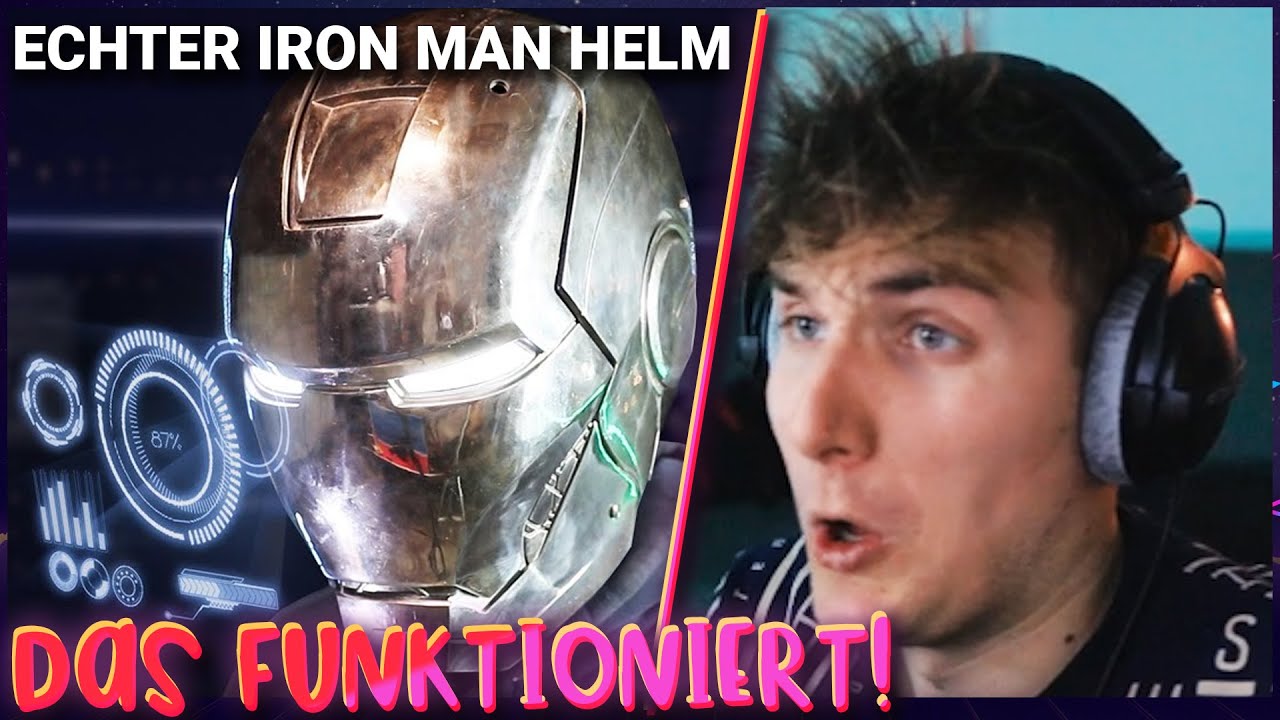 Echter FULL METAL Iron Man HELM! Ultra Stark! | Marius Angeschrien Reaktion