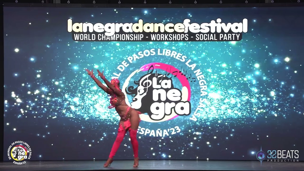 ROSA MARASCHIULO  3⁰ PUESTO FINAL SOLISTA FEMENINO SALSA Mundial de Pasos Libres La Negra Salsa