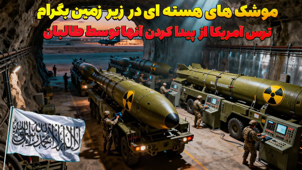 💣 موشک‌های هسته‌ای پنهان در بگرام! | فاش شدن تونل‌های فوق سری زیر میدان هوایی! 🚨
