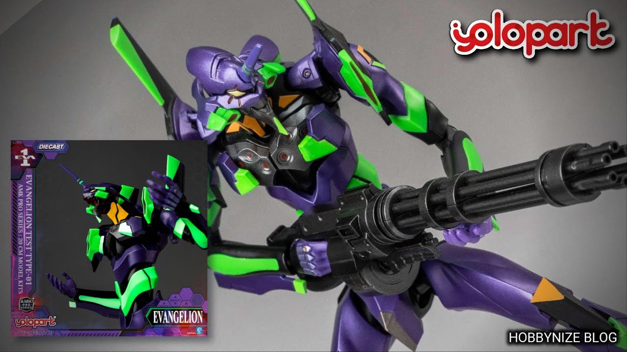 EVANGELION EVA-01 TEST TYPE Model Kit 20cm AMK PRO Series / YOLOPARK