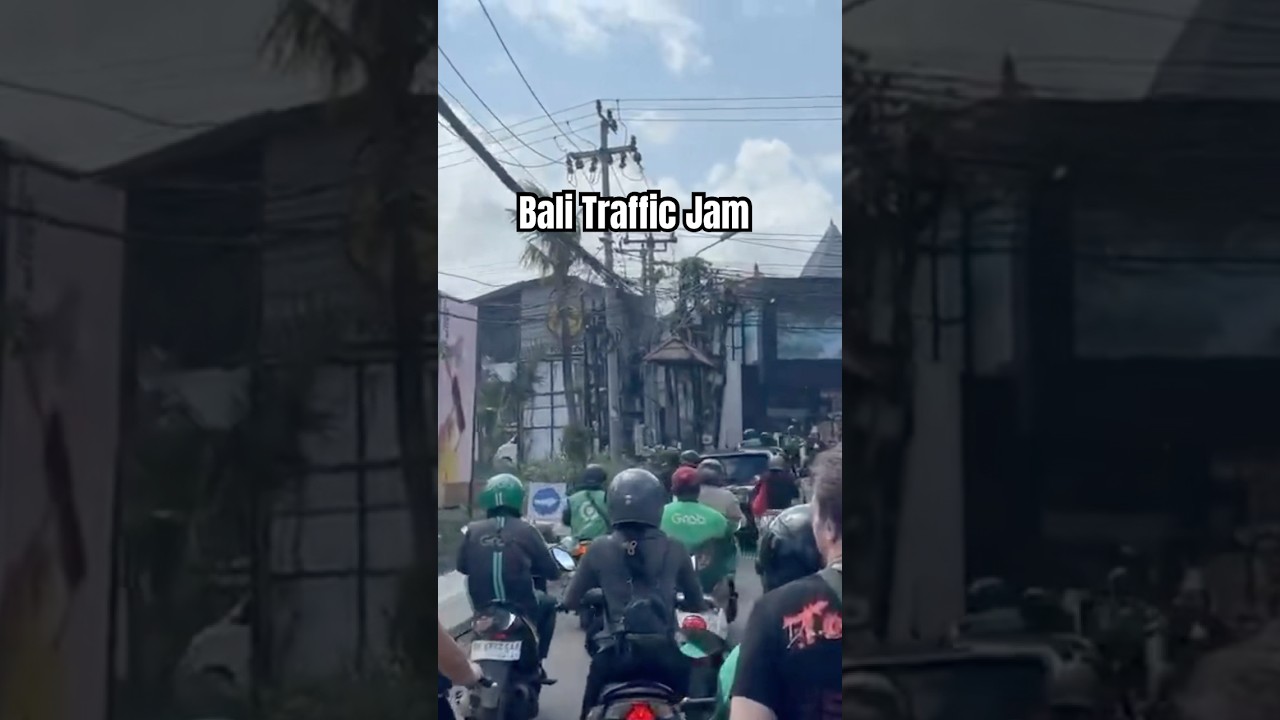 Bali Traffic Jam #canggu #bali #travel #indonesia #trafficjam #asia #kuta