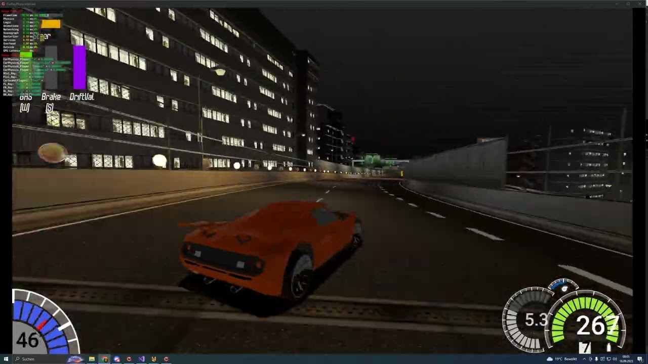 Range Engine 1.5 Tokyo DriveTest physics stable test