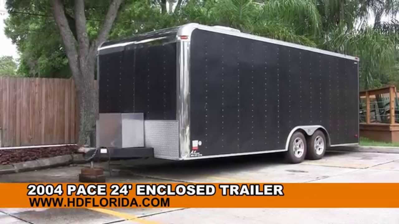 Used 2004 Pace 24' Enclosed Trailer for sale
