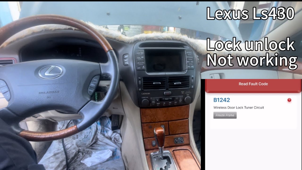LEXUS LS430 (B1242 Remote PROBLEM )