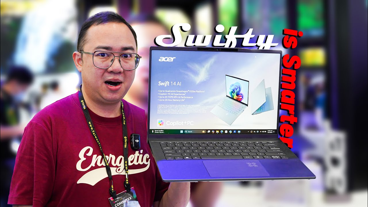Acer Swift 14 AI: Snapdragon Powered with 26 Hours Battery Life!