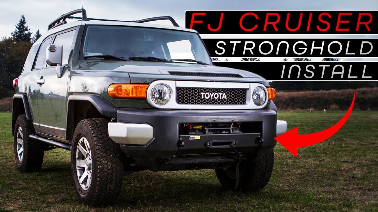 FJ Cruiser Stronghold Winch Mount Installation