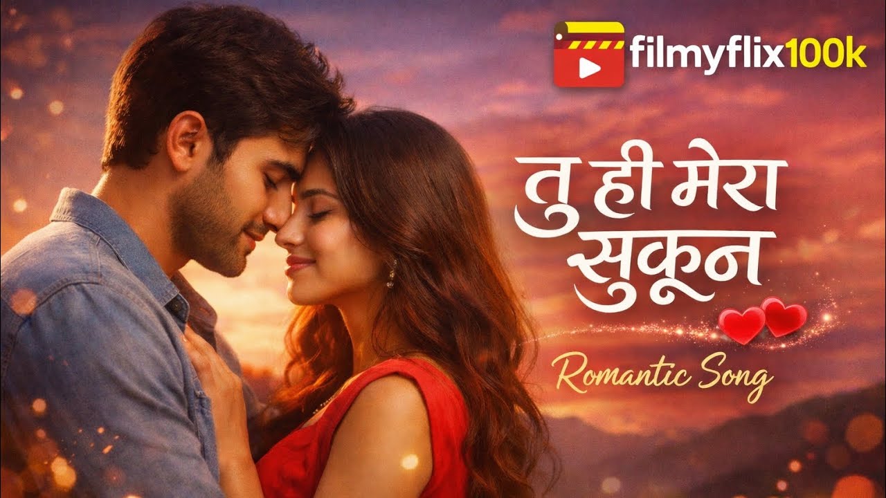 तू ही मेरा सुकून ❤️ | Heart Touching Romantic Hindi Song | Filmyflix100k#TuHiMeraSukoon #Romantic 