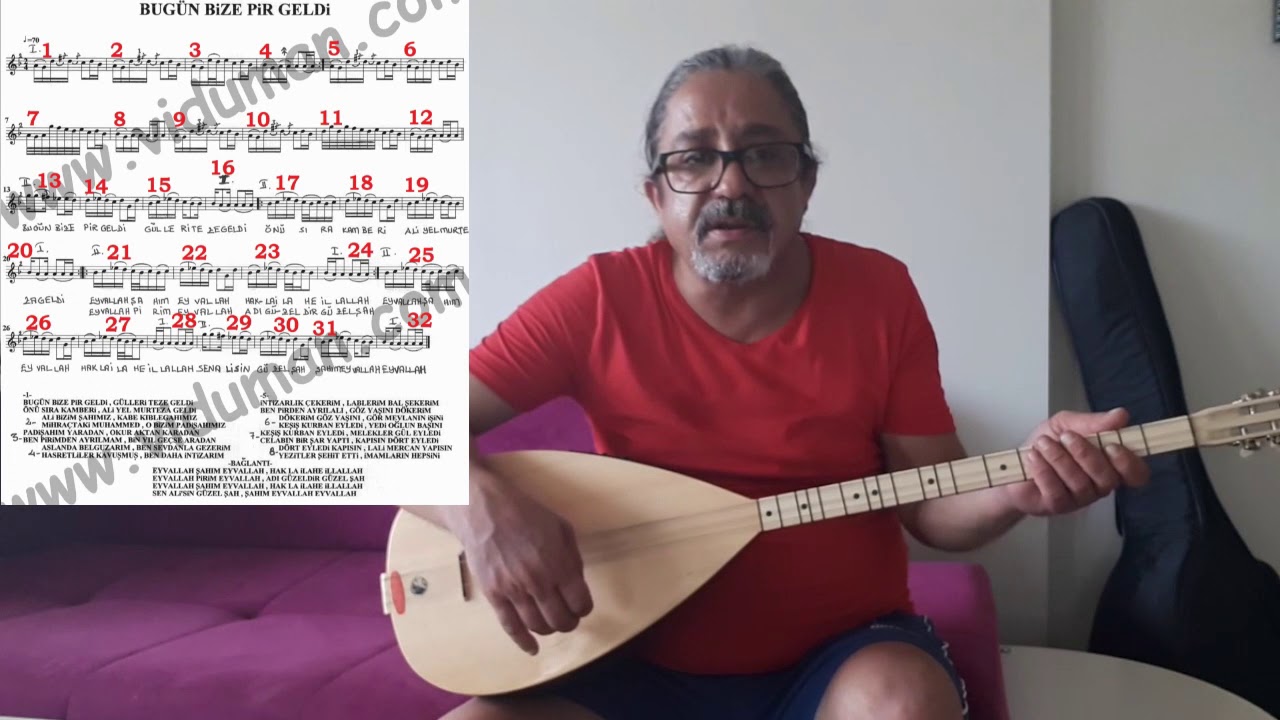 SOLFEJ BUGÜN BİZE PİR GELDİ KISA SAP BAĞLAMA EKLEYEN SURGEON